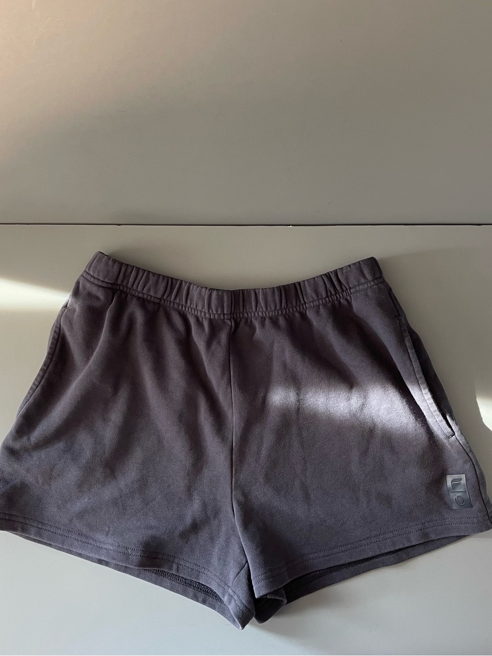 Fabletics Collegiate Terry Shorts S Summer Athletic Navy Pockets Running Beach